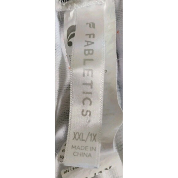 Fabletics Women's Plus Size  Blue/White Striped Shorts, Size XXL/1X - Picture 5 of 8